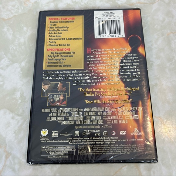 The Sixth Sense Collector’s Edition Series DVD Sealed! - Picture 2 of 3